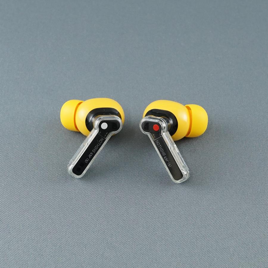 Nothing B162 ワイヤレスイヤホン イエロー Nothingの、ビビッドな