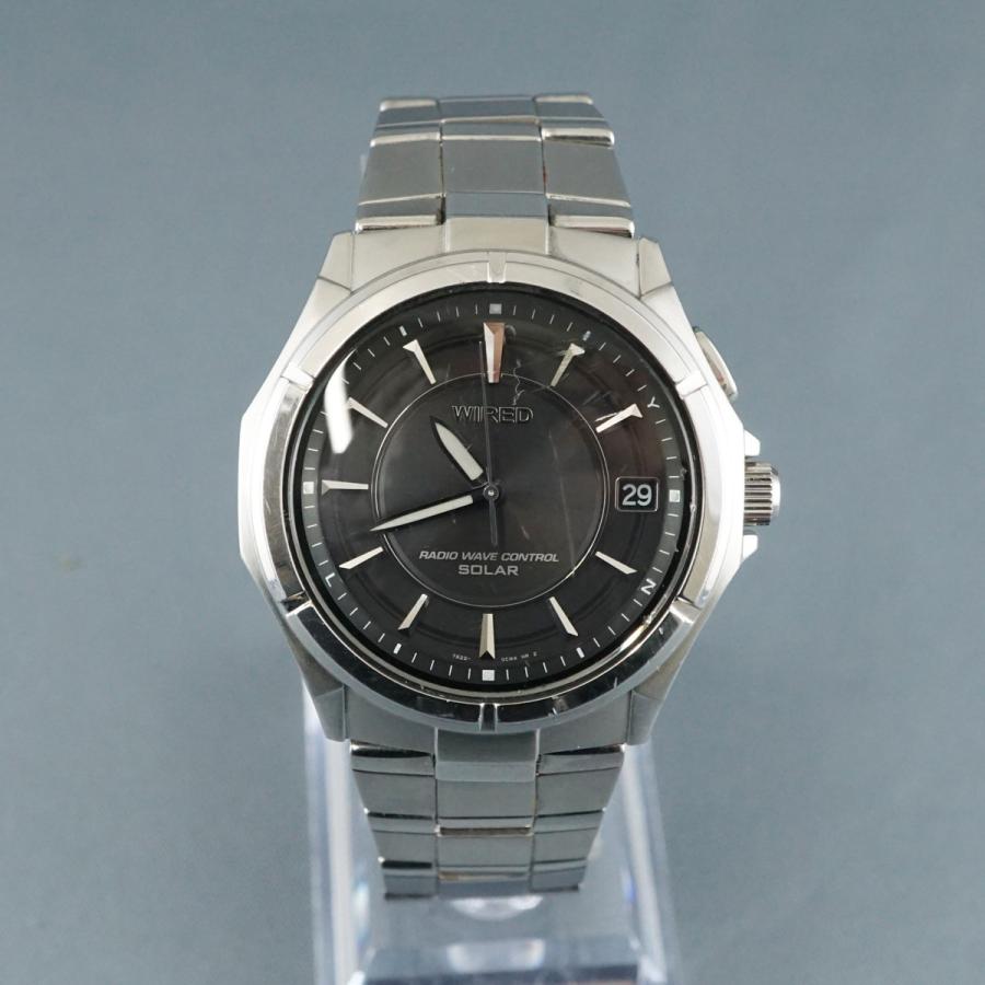 SEIKO WIRED メンズ 腕時計 USED品 7B22-0BM0 ソーラー セイコー