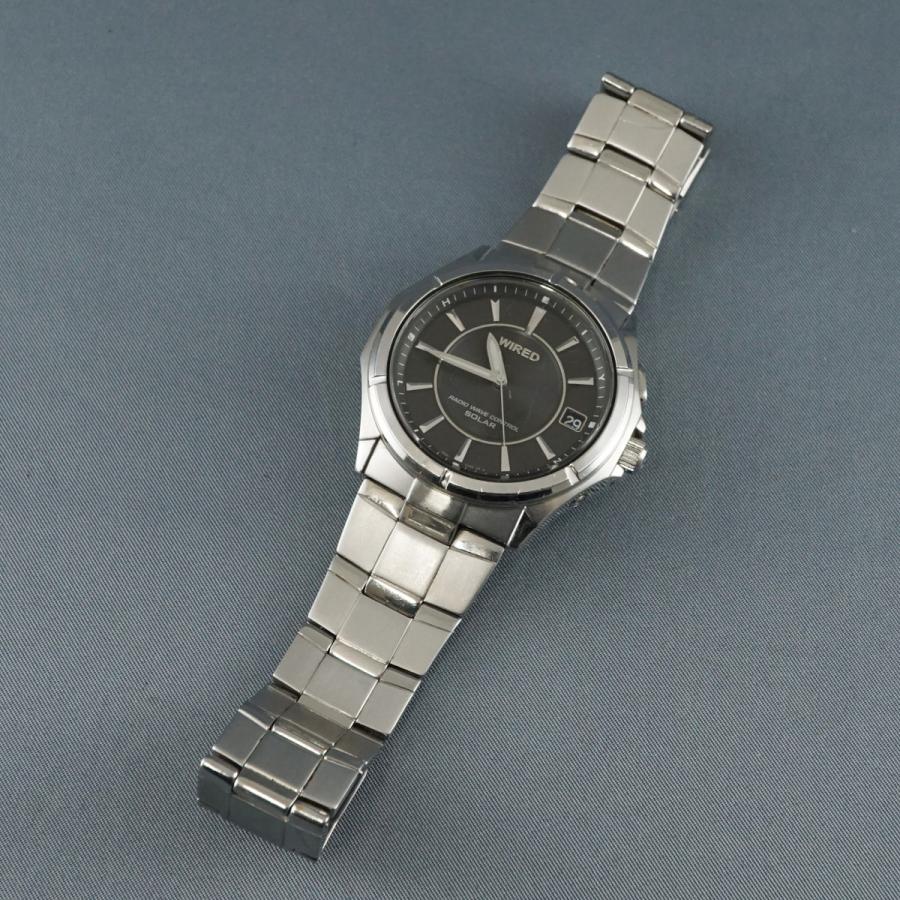 SEIKO WIRED メンズ 腕時計 USED品 7B22-0BM0 ソーラー セイコー
