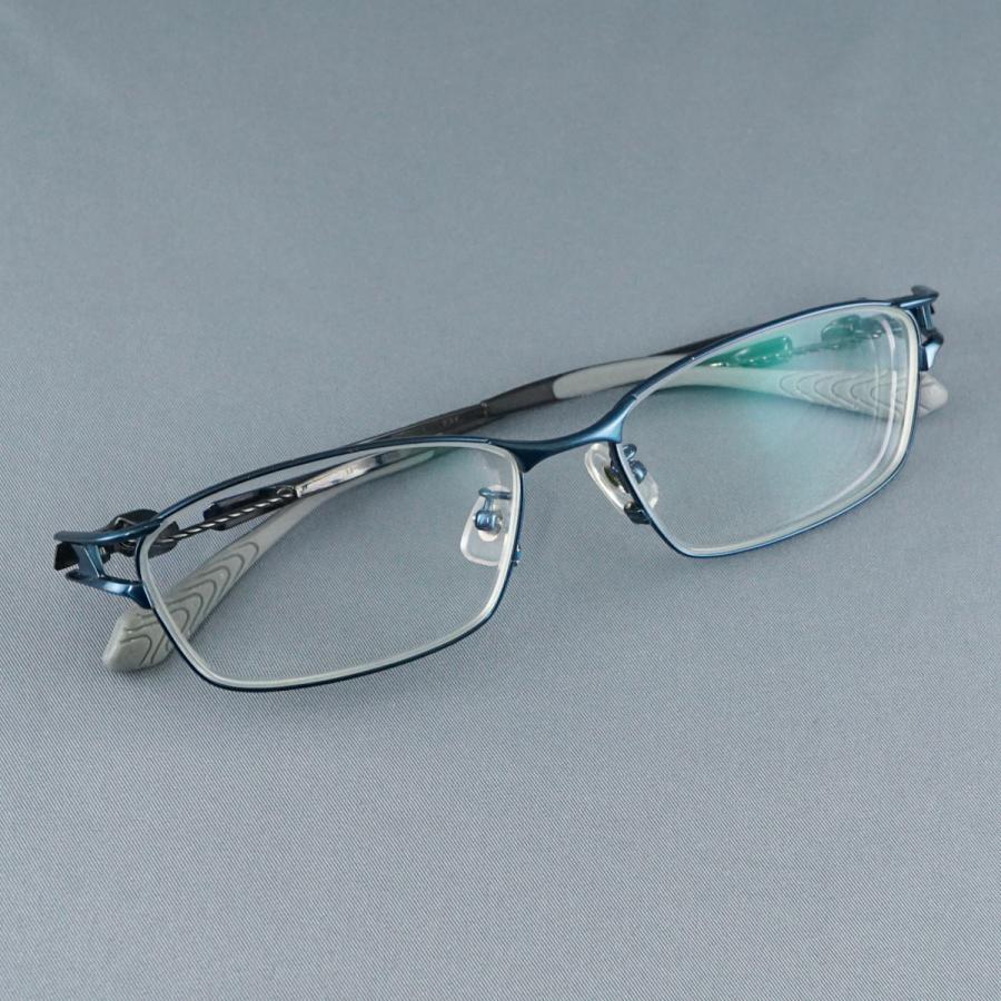 眼鏡 i-ATHLETE USED美品 IA-482 DNV ダークネイビー アイアスリート