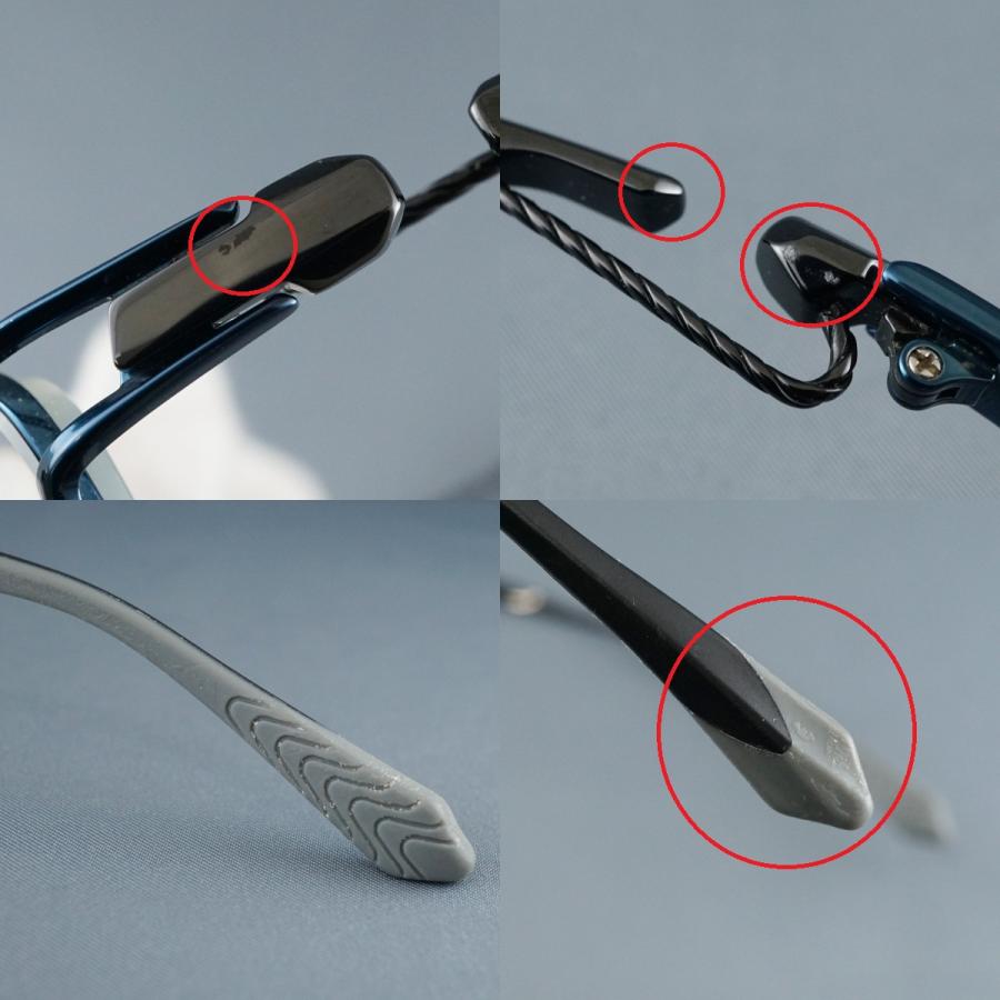 眼鏡 i-ATHLETE USED美品 IA-482 DNV ダークネイビー アイアスリート