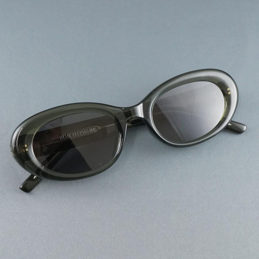 BLUE ELEPHANT サングラス USED美品 DIND KHAKI crystal カーキ ブルー