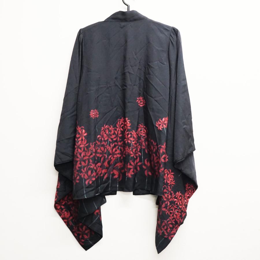 axes femme（アクシーズ ファム） 彼岸花柄羽織 USED品 着物風 和