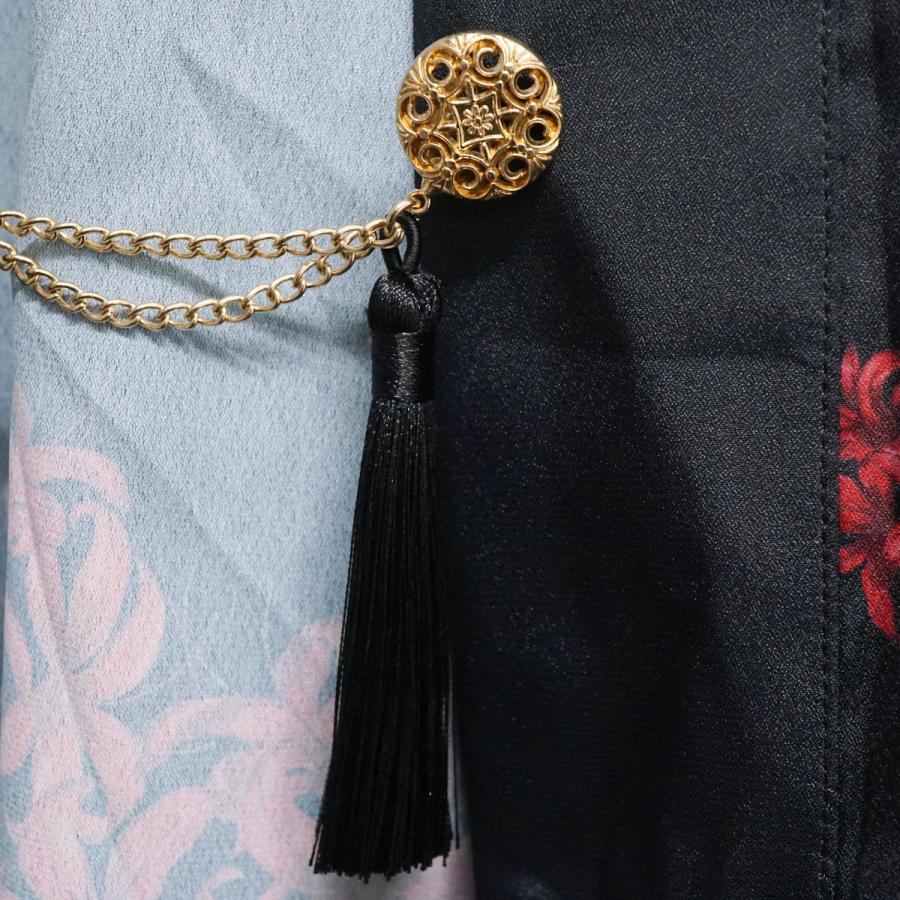 axes femme（アクシーズ ファム） 彼岸花柄羽織 USED品 着物風 和