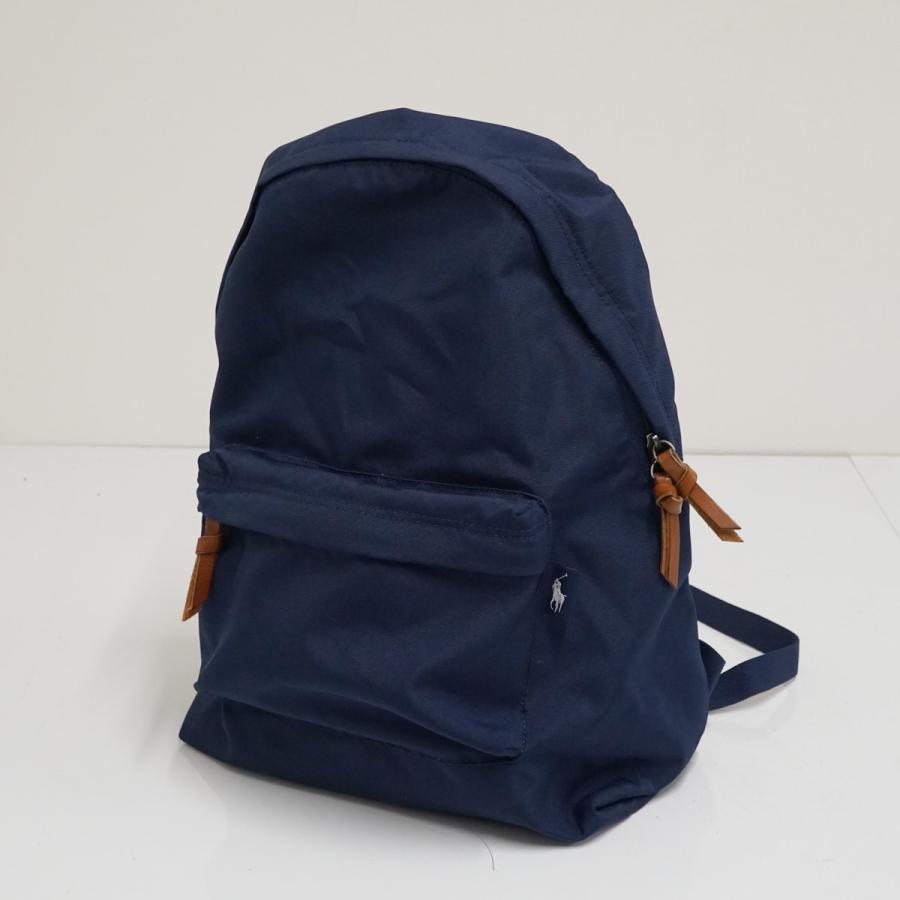POLO RALPH LAUREN（ポロ・ラルフローレン） レザートリムバックパック 