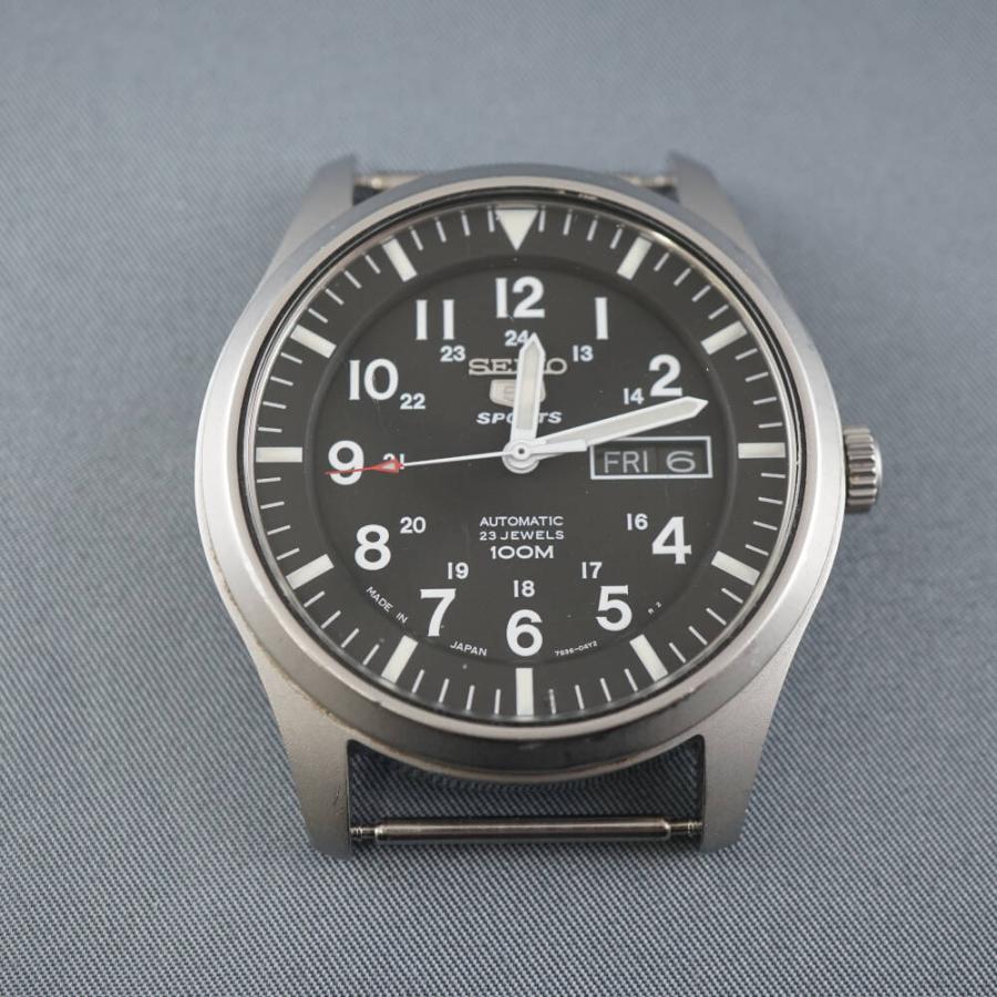 Seiko 5 Sports SEIKO SPORTS SNZG13 自動巻き腕時計 USED美品
