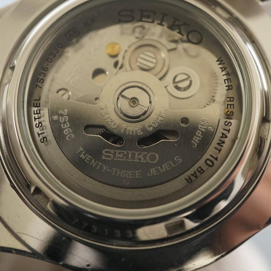 Seiko 5 Sports SEIKO SPORTS SNZG13 自動巻き腕時計 USED美品 