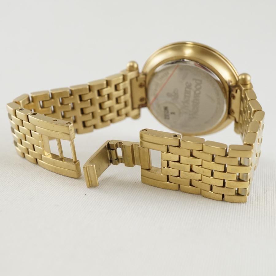 Vivienne Westwood 腕時計 USED美品 電池交換済 クォーツ VV051CPGD ヴィヴィアン ウエストウッド 完動品 X9176 Vivienne Westwood（ヴィヴィアンウエストウッド） 腕時計 USED美品