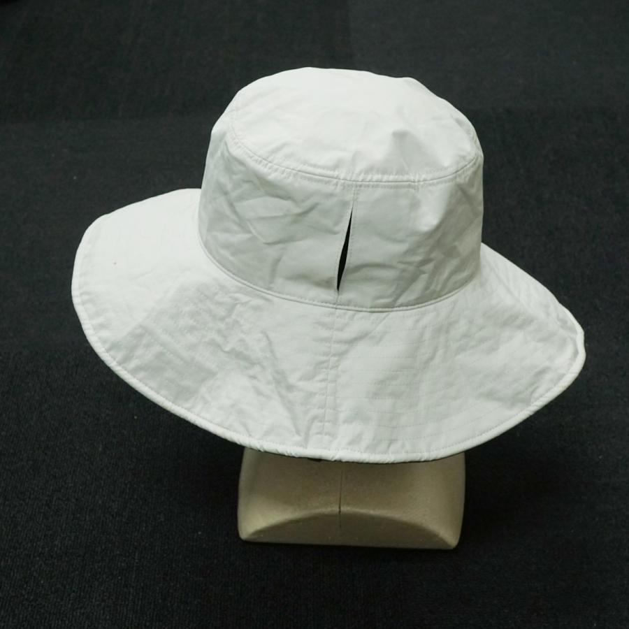 サンバリア100 完全遮光帽子 ナチュラルハット USED品 ホワイト