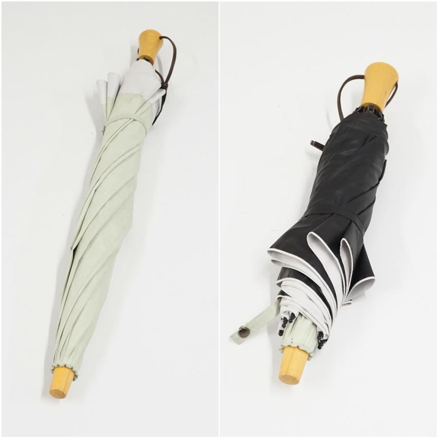 完全遮光 折りたたみ日傘 サンバリア100 USED品 2段折 コンビ moku