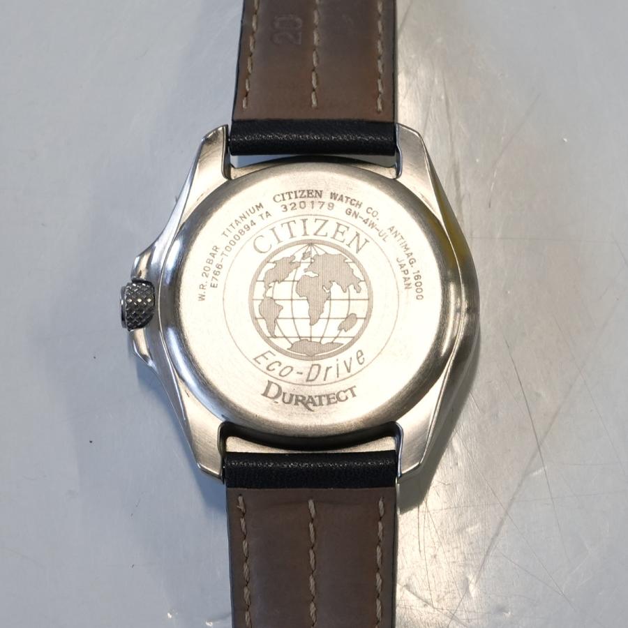 CITIZEN PROMASTER PMT56-2712 メンズ 腕時計 USED美品 プロマスター チタン パーペチュアルカレンダー ソーラー ベルト社外 完動品 X9088 PROMASTER CITIZEN PMT56-2712 メンズ 腕時計 USED美品 プロマスター