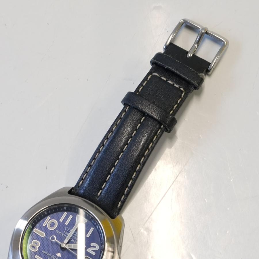 CITIZEN PROMASTER PMT56-2712 メンズ 腕時計 USED美品 プロマスター チタン パーペチュアルカレンダー ソーラー ベルト社外 完動品 X9088 PROMASTER CITIZEN PMT56-2712 メンズ 腕時計 USED美品 プロマスター