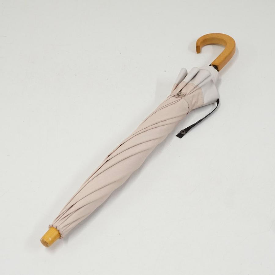 折りたたみ日傘 サンバリア100 完全遮光折日傘 USED美品 2段 コンビ