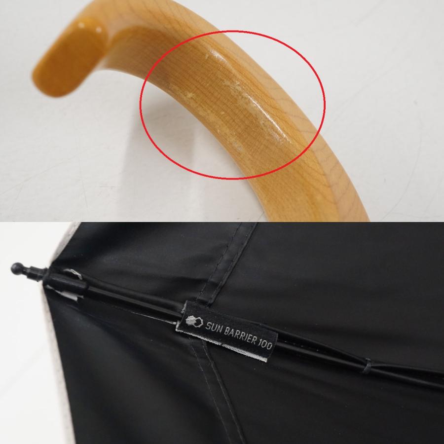 折りたたみ日傘 サンバリア100 完全遮光折日傘 USED品 2段 コンビmoku