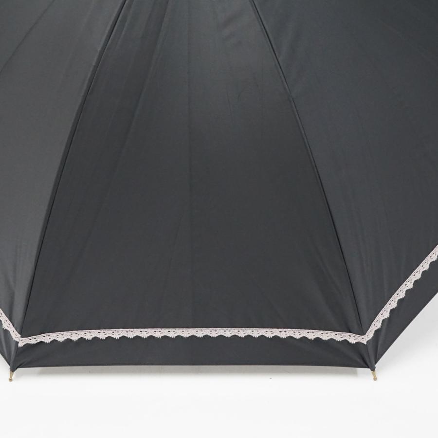日傘 前原光榮商店 USED美品 晴雨兼用 ブラック レース レディース