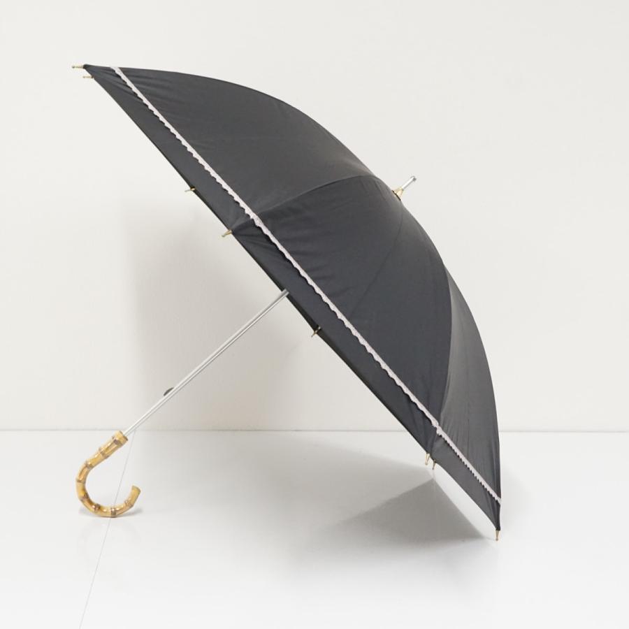 日傘 前原光榮商店 USED美品 晴雨兼用 ブラック レース レディース