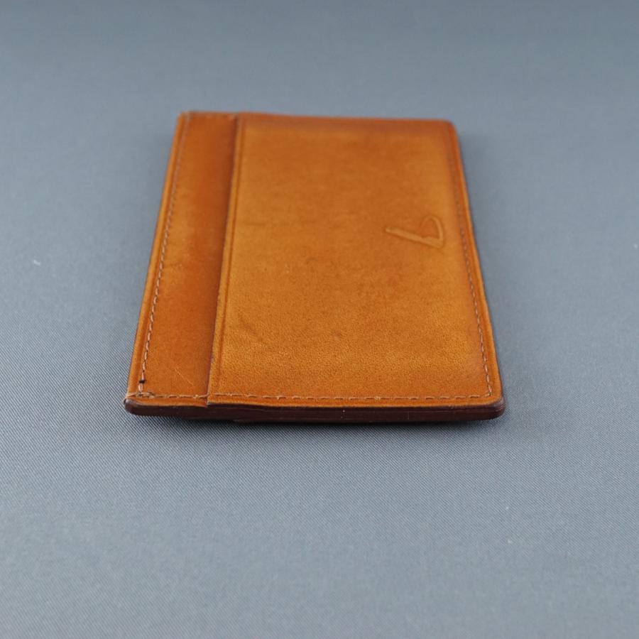 TSUCHIYA KABAN 土屋鞄 コードバン USED品 カードホルダー カードケース 定期入れ 革小物 ブラウン X9800 土屋鞄 TSUCHIYA KABAN コードバン USED品 カードホルダー カード