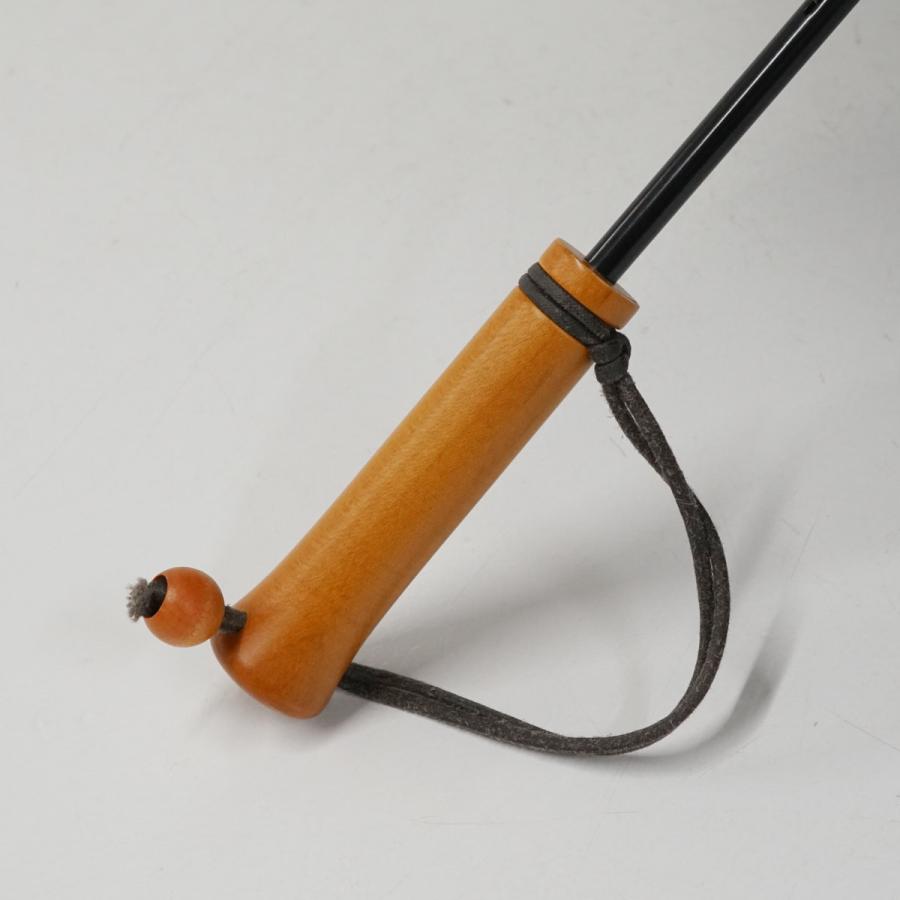 サンバリア100 完全遮光日傘 USED品 格子柄 モカ Sサイズ レトロ 晴雨