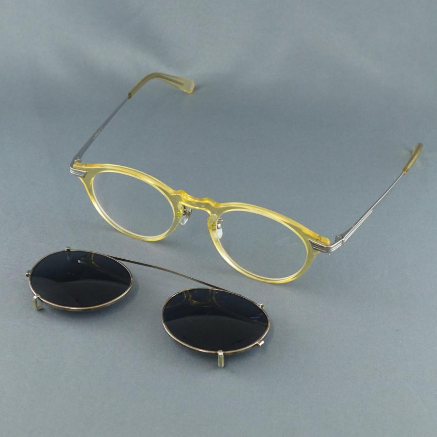ビアたなか　美品 金子眼鏡 井戸多美男作 手造り T465 サングラス 金子眼鏡店 眼鏡 サングラス 井戸多美男作 金子眼鏡 USED品 T-465