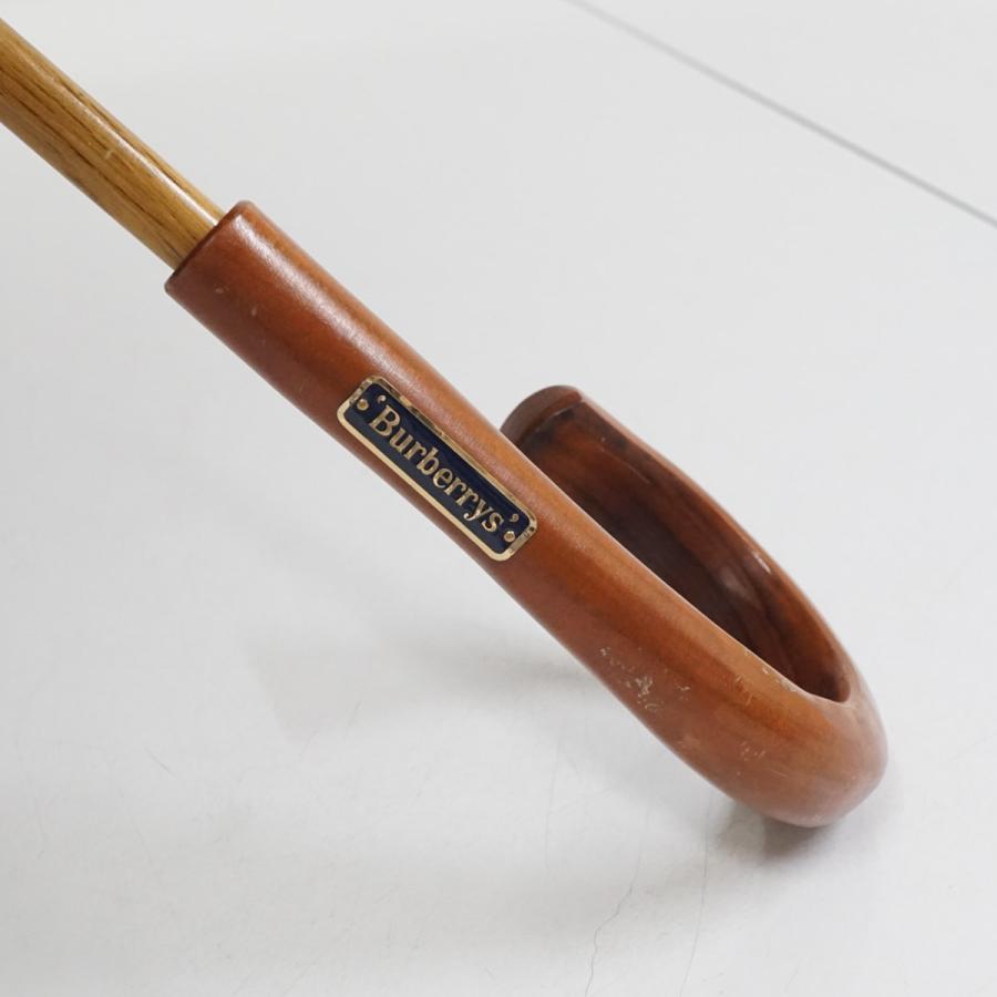 BURBERRY（バーバリー） 傘 USED品 紳士傘 ベージュ ジャカード ホース