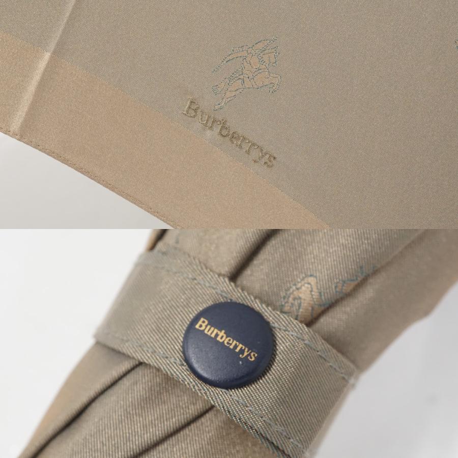 BURBERRY（バーバリー） 傘 USED品 紳士傘 ベージュ ジャカード ホース