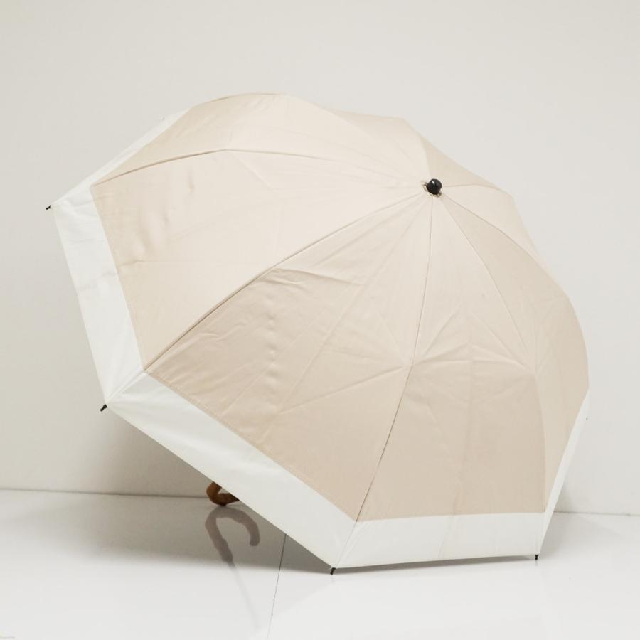 完全遮光折りたたみ日傘 芦屋ロサブラン USED美品 2段ショート コンビ