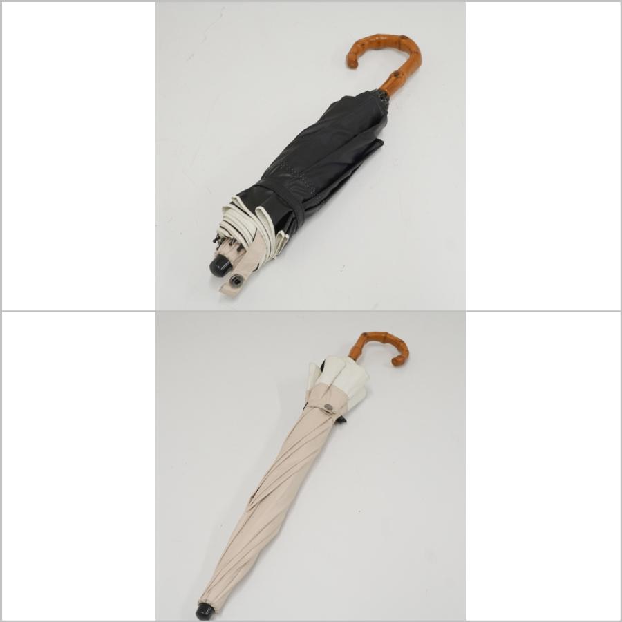 完全遮光折りたたみ日傘 芦屋ロサブラン USED美品 2段ショート コンビ