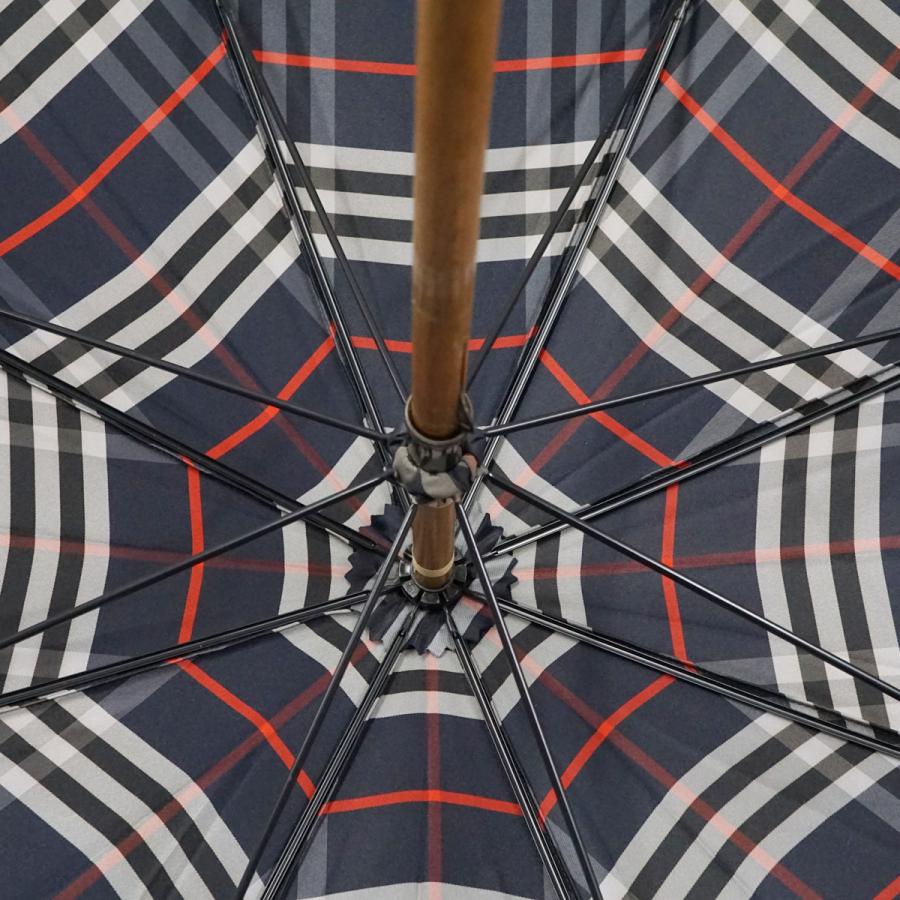 BURBERRY（バーバリー） 高級傘 USED美品 チェック ネイビー 定番柄