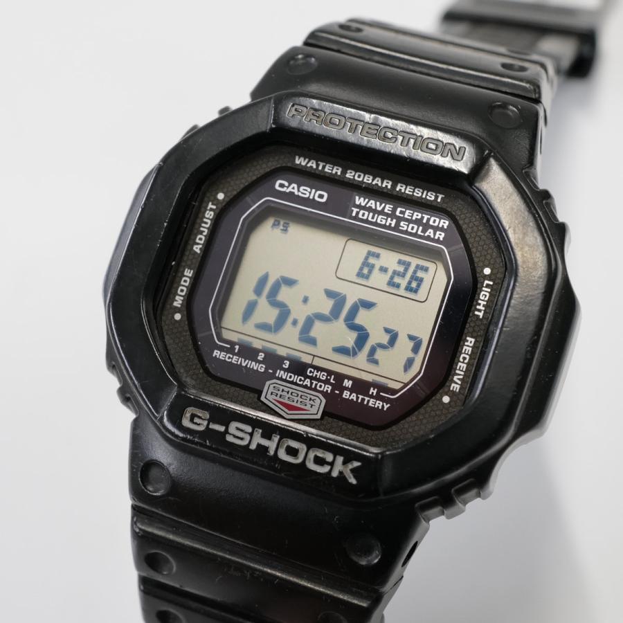 CASIO カシオ G-SHOCK GW-5600J メンズ腕時計 稼働品 G-SHOCK CASIO GW-5600J メンズ 腕時計 USED品 The G DIGITAL 電波
