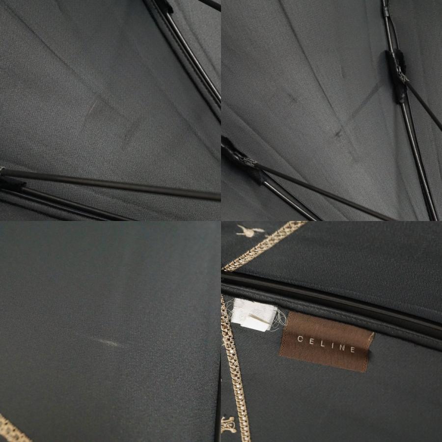 未使用 CELINE セリーヌ マカダム総柄 日傘 ブラック CELINE（セリーヌ