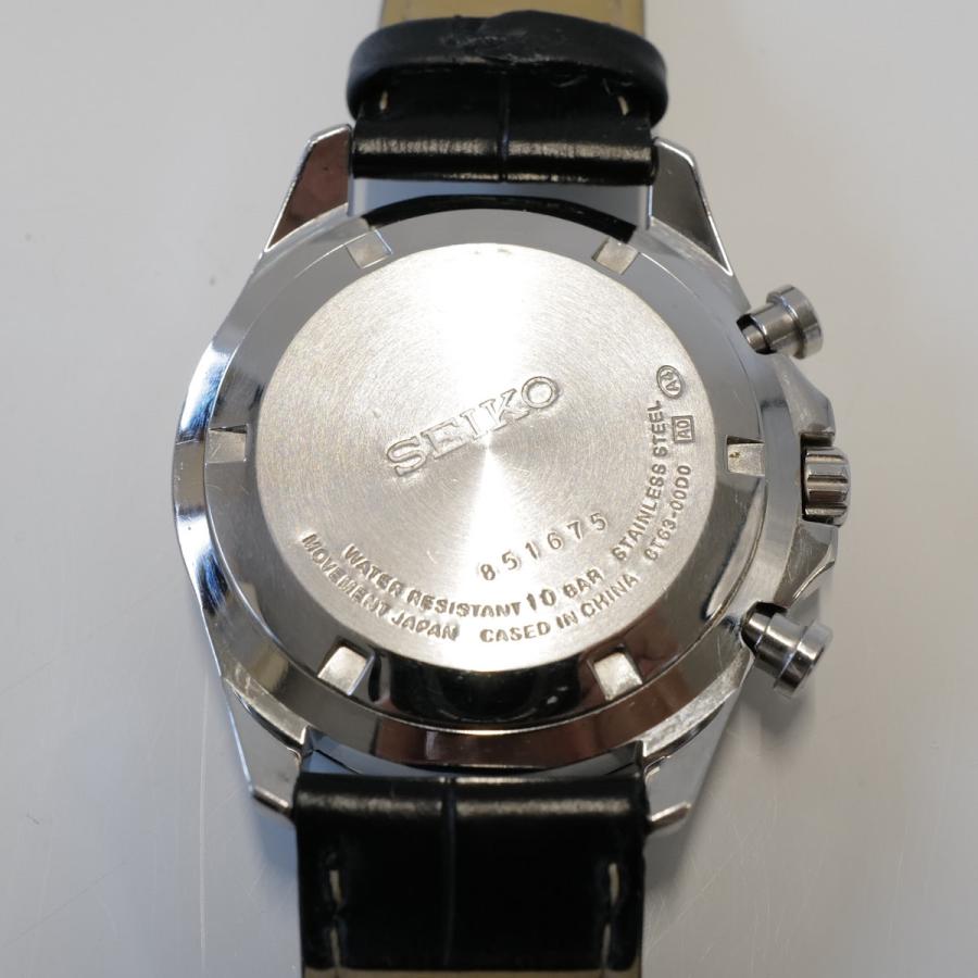 SEIKO SELECTION SBTR021 クロノグラフ メンズ腕時計 USED品 セイコー