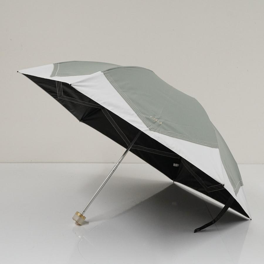 FURLA（フルラ） 折りたたみ日傘 USED品 一級遮光 晴雨兼用 オリーブ