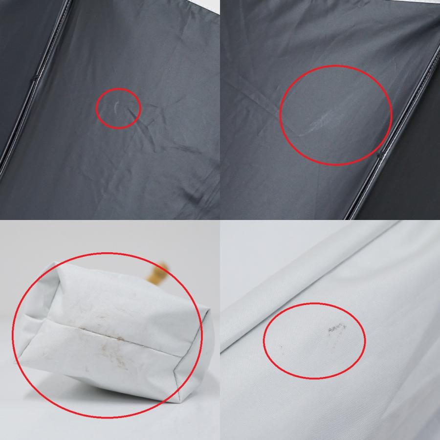 最強の日傘 折りたたみ2段 Wpc. UVO ウーボ USED品 ホワイト タッセル
