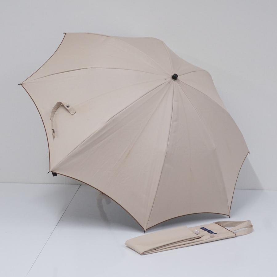 完全遮光折日傘 芦屋ロサブラン USED美品 2段折 折りたたみ日傘 芦屋ロサブラン 完全遮光折日傘 USED品 2段折 プレーン
