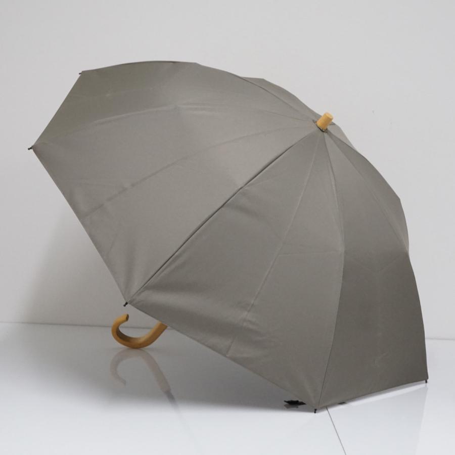 サンバリア100 完全遮光折日傘 USED美品 2段折 モスグレー UV 遮熱