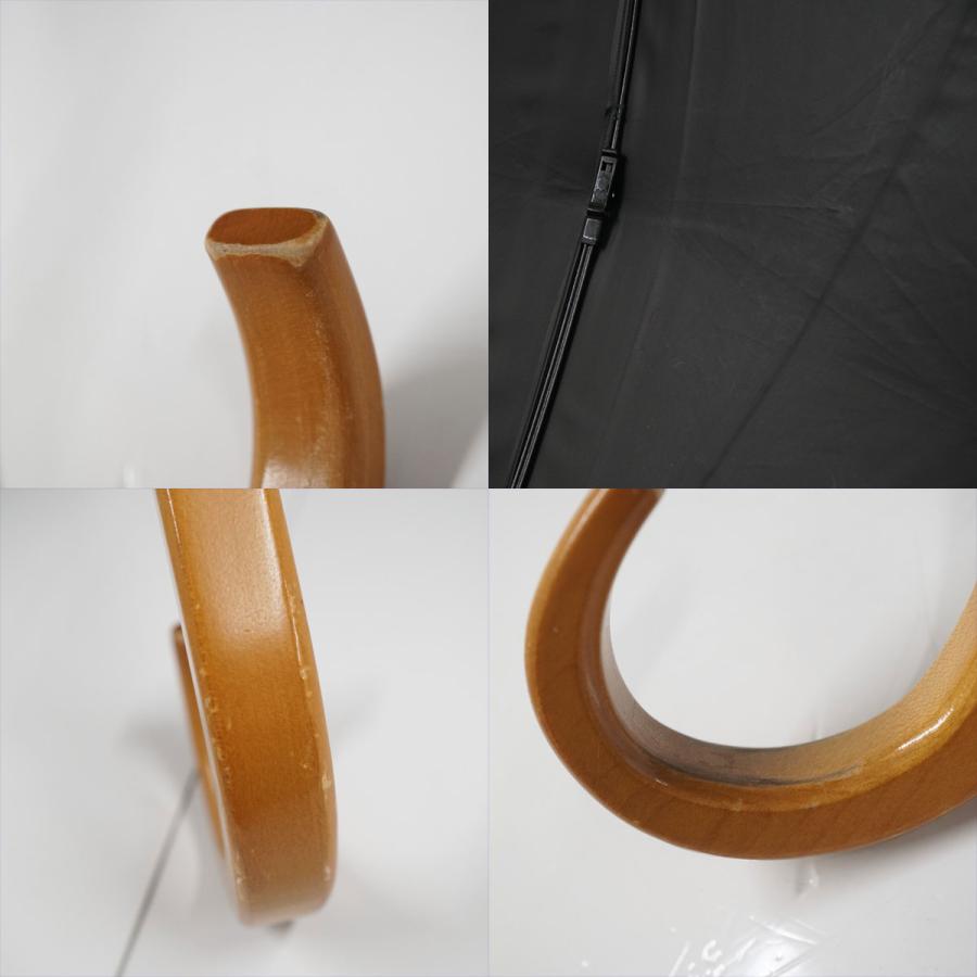 サンバリア100 完全遮光折日傘 USED品 2段折 フリル グレー