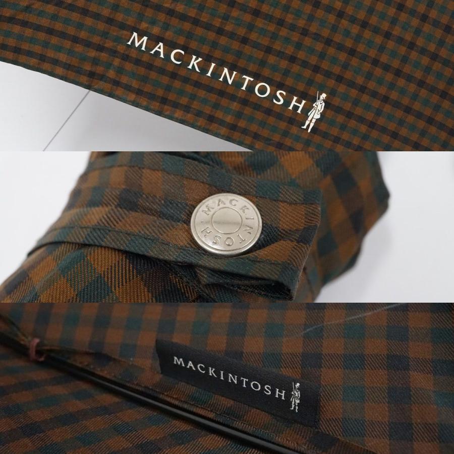 Mackintosh（マッキントッシュ） 折りたたみ傘 USED美品 ブラウン
