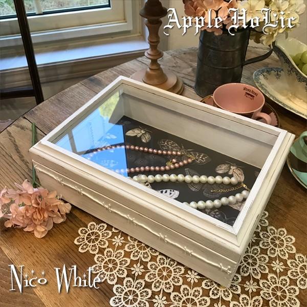 アクセサリー ボックス Nico White・ニコ ホワイト インテリア 雑貨 収納 ケース AC14ウィッチーズキッチンYahoo!店