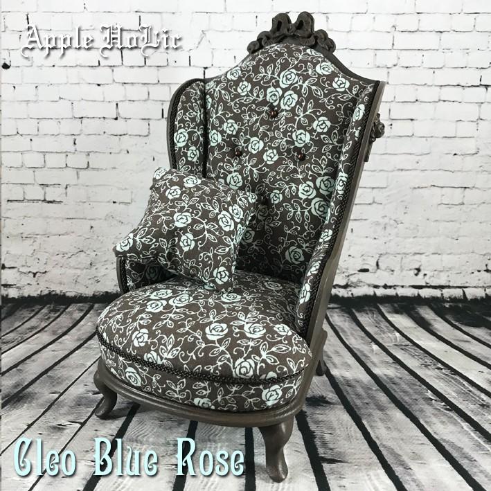 ドール チェア Cleo Blue Rose・クレオ ブルーローズ ブライス サイズ 1/6 ドール用 椅子｜witches-kitchen