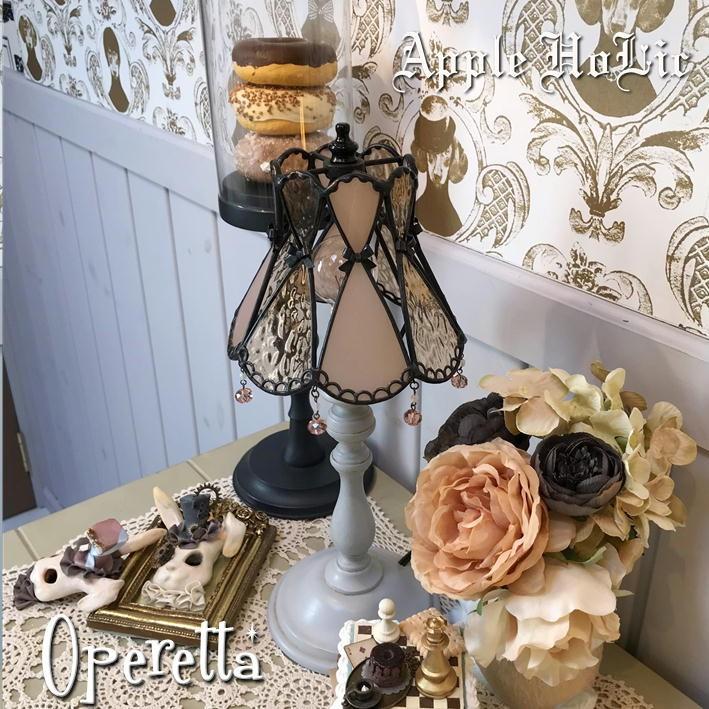 テーブルランプ 照明 おしゃれ Operetta オペレッタ Led対応 リボン 置き型照明 ステンドグラス ランプ As 7 ウィッチーズキッチンyahoo 店 通販 Yahoo ショッピング