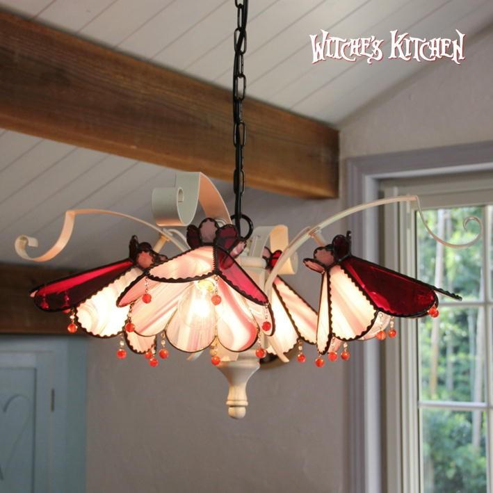 ステンドグラス ランプ シャンデリア 照明 おしゃれ Cranberry 