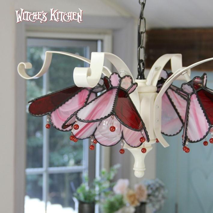 ステンドグラス ランプ シャンデリア 照明 おしゃれ Cranberry 