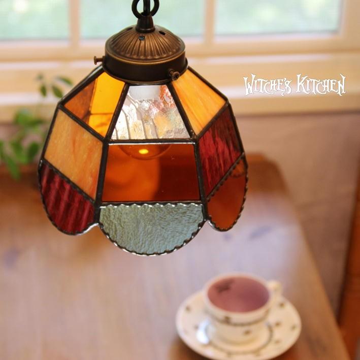 ステンドグラス ランプ ペンダントライト 照明 おしゃれ Orangette