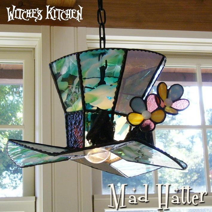 ステンドグラス ランプ ペンダントライト 照明 おしゃれ Mad Hatter  