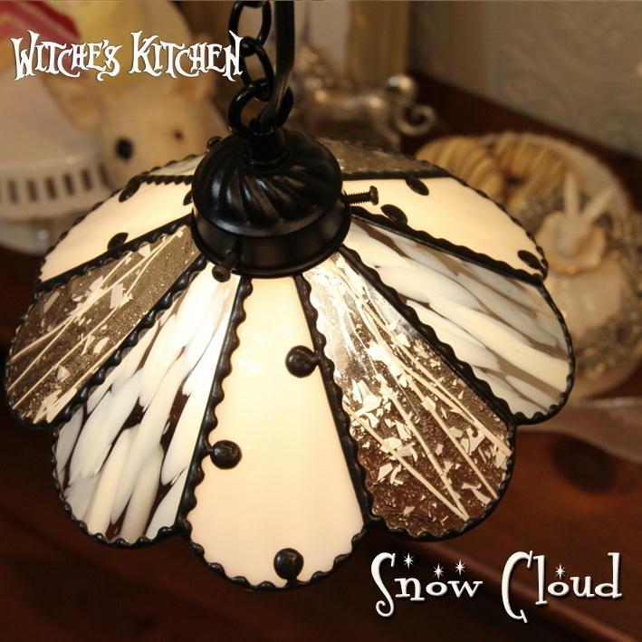 ステンドグラス ランプ ペンダントライト 照明 おしゃれ Snow Cloud
