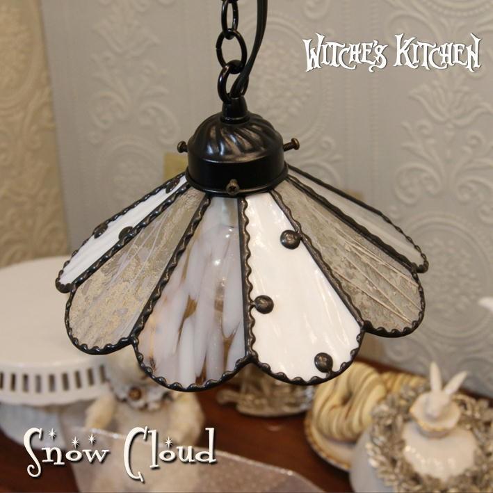 ステンドグラス ランプ ペンダントライト 照明 おしゃれ Snow Cloud
