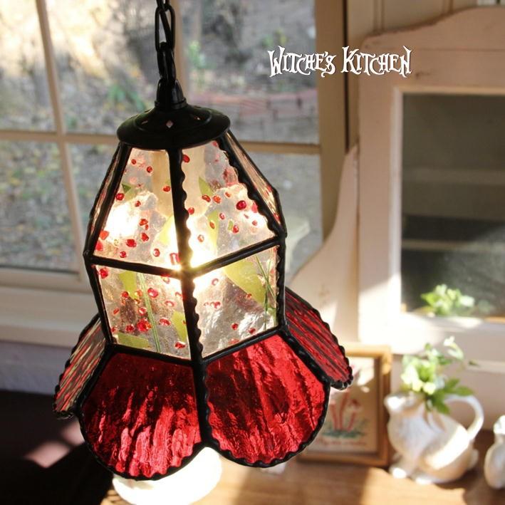ステンドグラス ランプ ライト レトロ 店舗 ナイトランプ 杢目
