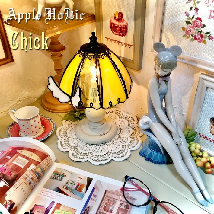 ステンドグラス ランプ テーブルランプ 照明 おしゃれ Angel Chick 