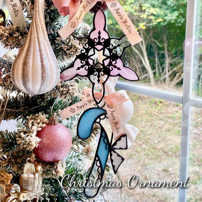 クリスマス飾りインテリア雑貨キャンドルステンドグラス10個