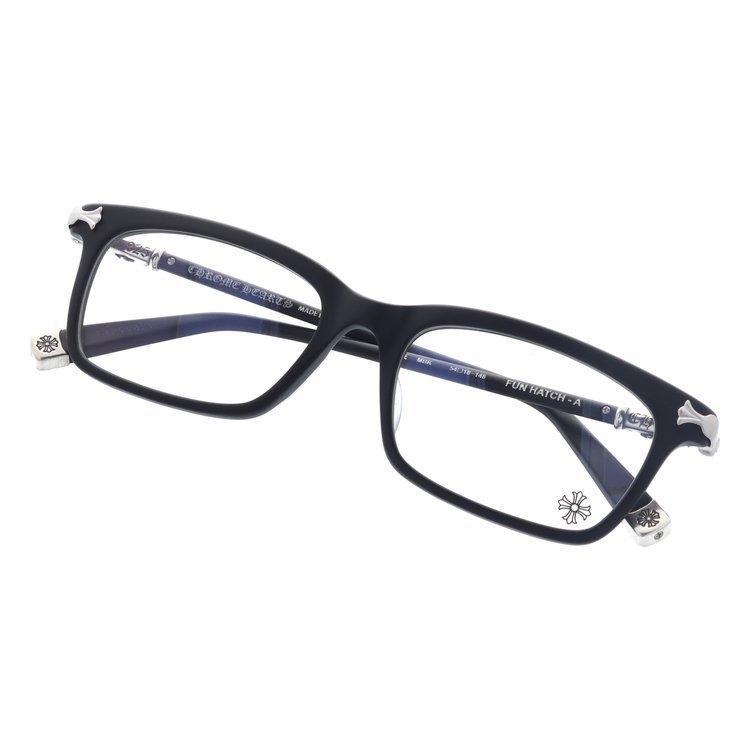 【新品同様 / 希少】 老眼鏡 クロムハーツ CHROME HEARTS リーディンググラス シニアグラス おしゃれ メガネ めがね FUN HATCH-A MBK 54 プレゼント ギフト ラッピング無料 【HOV1906020234】(69420円)